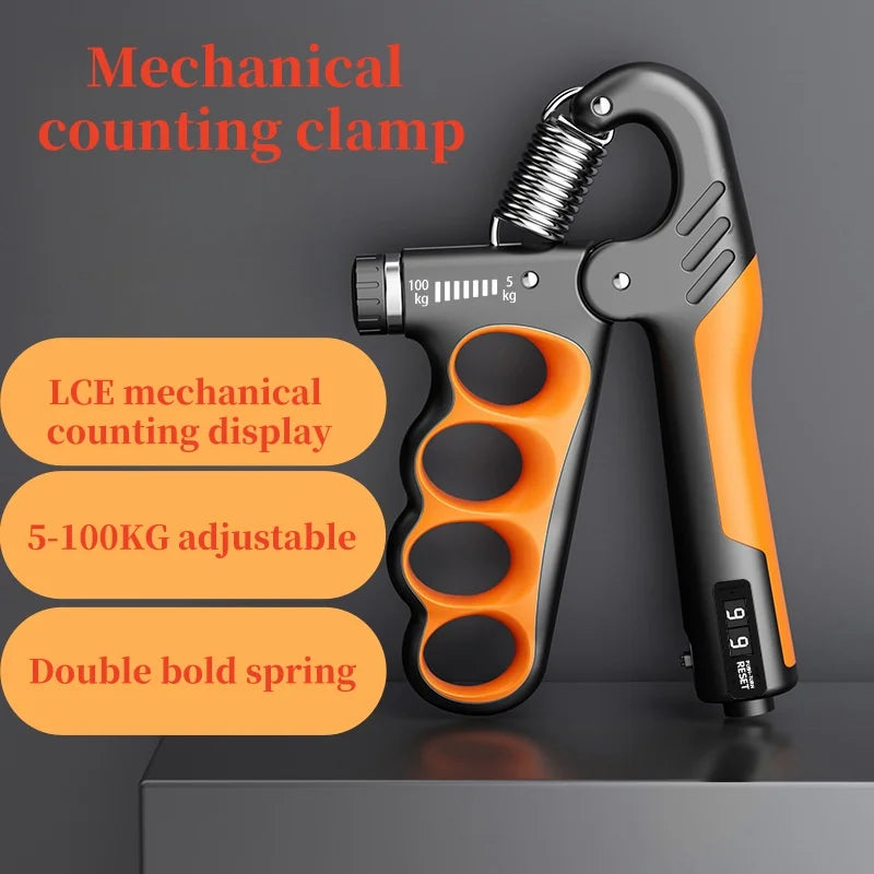 Hand Grip Strength Trainer – Adjustable 5–100kg