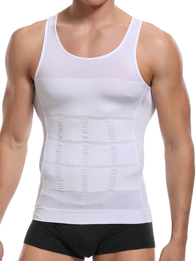 Mens Slimming Shirt Abs Abdomen Slim