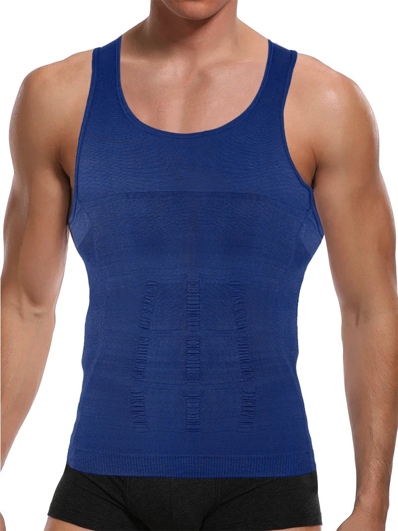 Mens Slimming Shirt Abs Abdomen Slim
