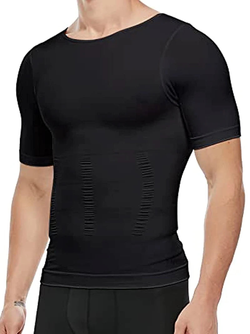 Mens Slimming Shirt Abs Abdomen Slim